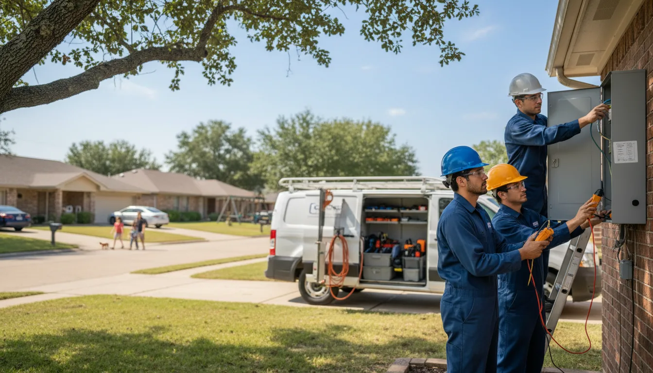 Certified electrician providing emergency electrical services in Jefferson, OH